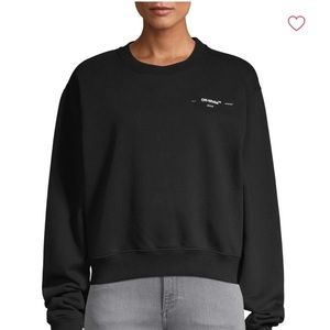 Off white crew neck black
